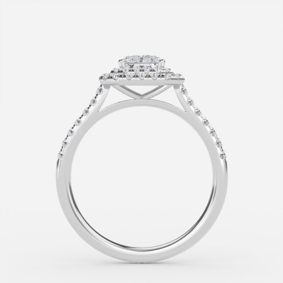 Isoke Radiant Halo Engagement Ring - Loose Grown Diamond