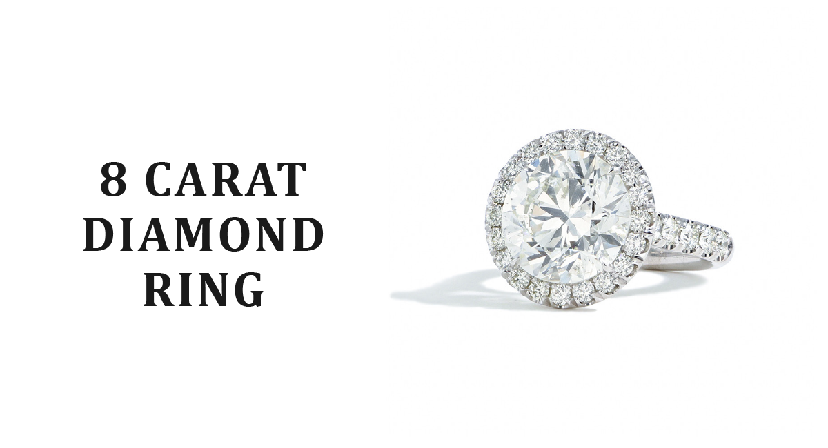 8 carat diamond 2024 ring cost