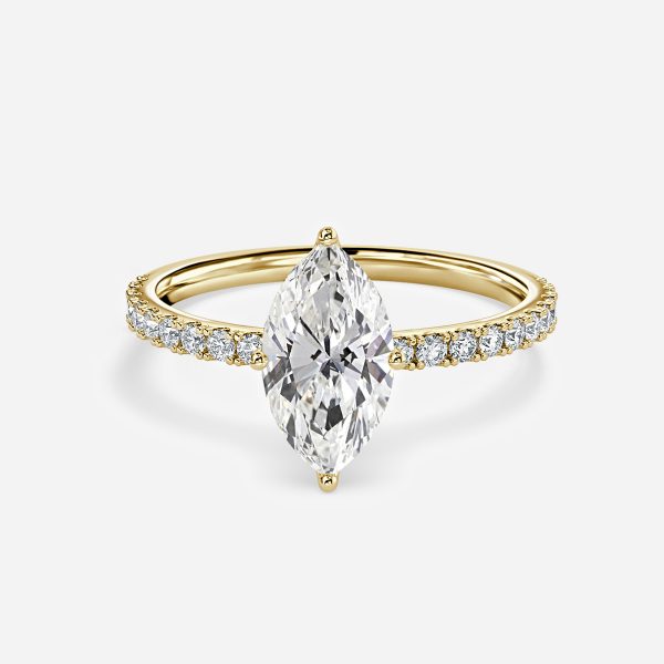 Kate Marquise Diamond Band Engagement Ring 9839